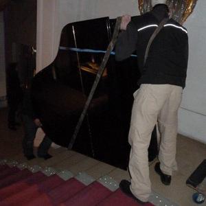 piano transporté droit